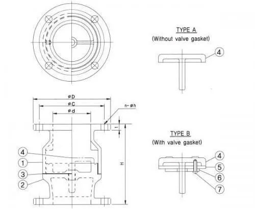 Drawing of JIS F3056 Marine Foot Valve1.jpg